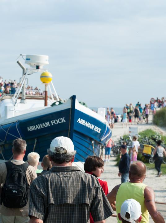 Vorführung des Pferderettungsbootes - VVV Ameland - Wadden.nl